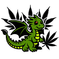 Obraz premium dragon weed