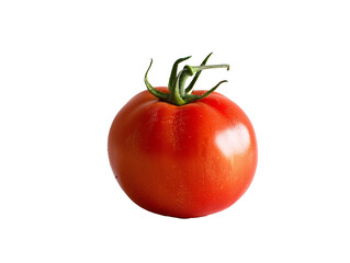 a tomato with a stem