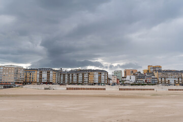Obraz premium First line of beach. Foz, Lugo. Galicia