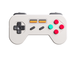 a white video game controller