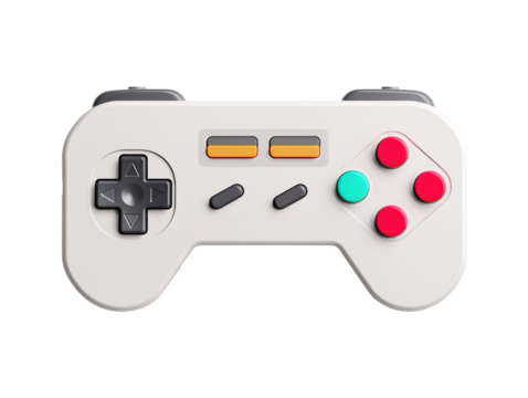 a white video game controller