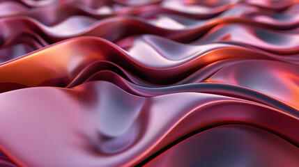Obraz premium Maroon and Salmon Modern digital abstract 3D background