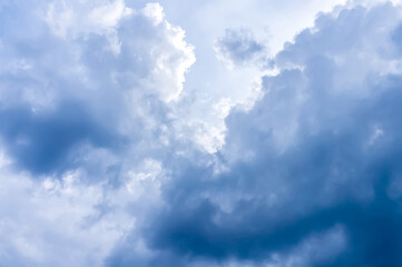 Breathtaking photograph capturing the dramatic and intense beauty of sky adorned with ominous storm clouds.