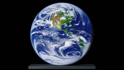 Stunning ultra-high definition photo-realistic images of earth, the largest planet in our solar system