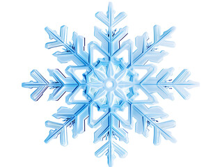 a close up of a snowflake