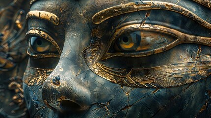 Obraz premium Egyptian Ancient Alien --ar 16:9 --stylize 250 Job ID: a6e817cd-234d-4192-9844-b1de2b8578f6