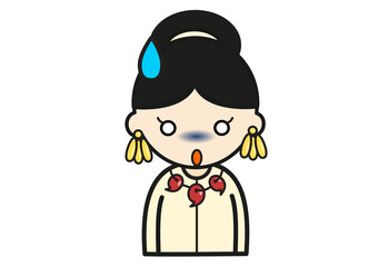 古墳時代女性ショック