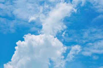 blue sky with clouds