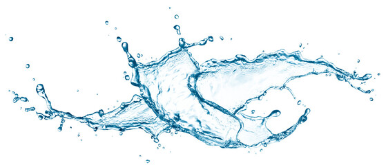 Water splash isolated