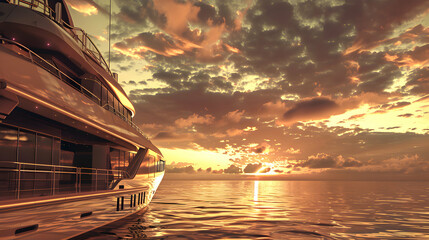 Sunset Yacht Splendor