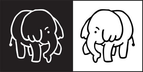  IIlustration Vector graphics of animal icon