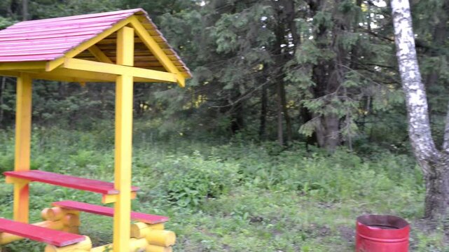 Arbor on source site of Moscow River