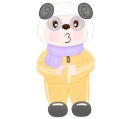 Cute sheep