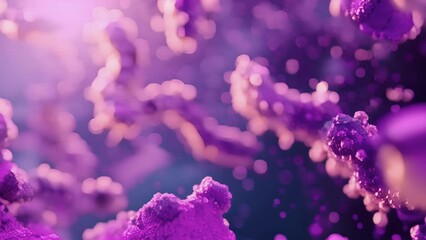 The malfunctioning of TLRs in autoimmune diseases illustrated through distorted TLR structures in a microscopic animation.