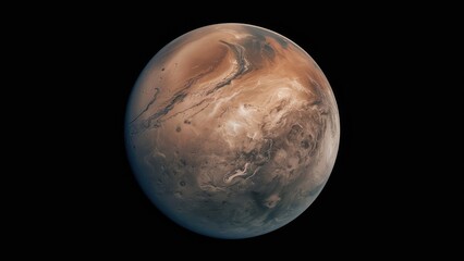 Naklejka premium Astronomical Wonder: mars