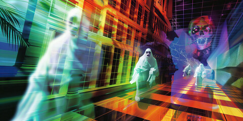 Haunted Horrors: Exploring the Realm of Ghouls and Ghosts in Spooky Settings