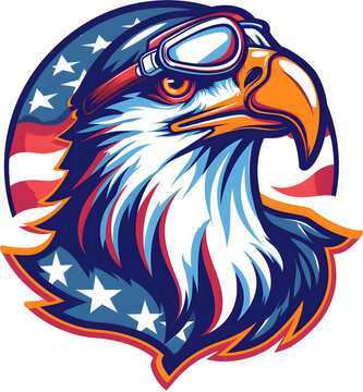recommend clip art: American Eagle Biker Emblem Clipart, Sticker Classic Style Design