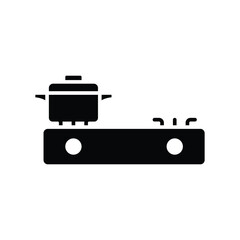 gas stove icon vector design template simple and clean