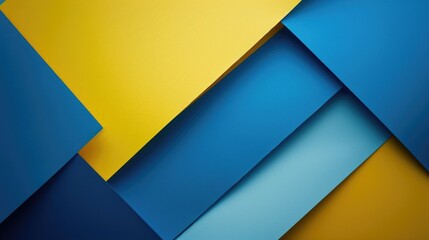 A blue and yellow wallpaper featuring a diagonal pattern