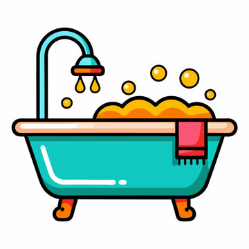 recommend clip art: bathtub clipart cartoon Illustration drawing