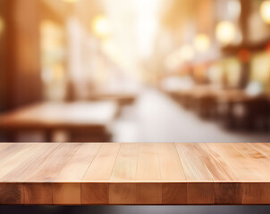Empty Wooden Floor Background, Product Showcase
