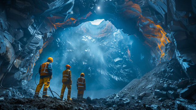 worker in mine