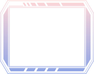 Cyber Game interface style frame