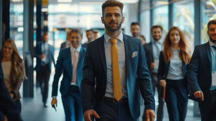 Warm Embrace: Company Members Greet New Employees with Open Arms and Team Spirit