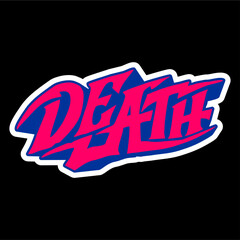 vector artwork illustration typography lettering text graffiti. Can be used as Logo, Brands, Mascots, tshirt, sticker,patch and Tattoo design.