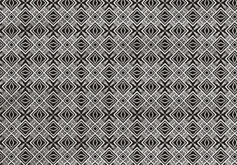 Black and White Intricate Geometric Pattern Background