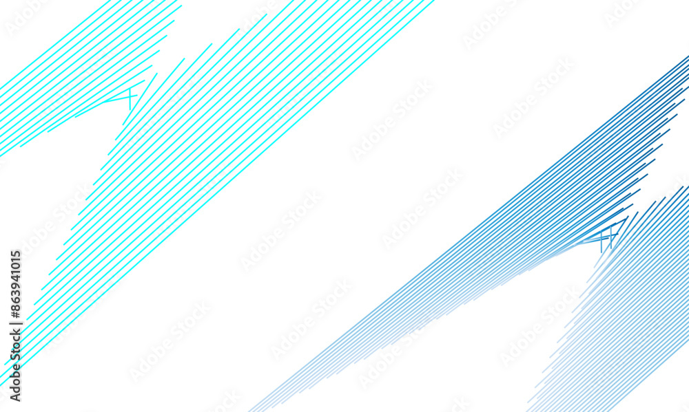 Poster abstract color wave line vector technology design banner with flowing gradient wave line background.