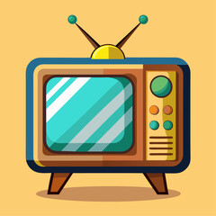 tv clipart cartoon Illustration drawing