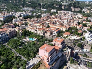 Piazza Tasso this is the central public square of Sorrento. Italy