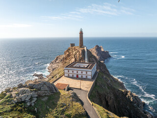 Faro de Cabo Vilan en la Costa da Morte gallega