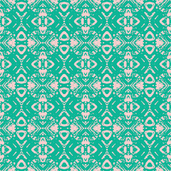 Blue and white watercolor ornament painted with watercolor on paper.