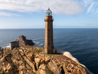 Faro de Cabo Vilan en la Costa da Morte gallega