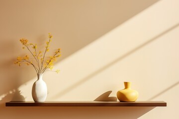 modern and simple home decoration in the living room