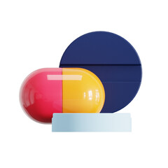 Pharmacy Location 3D Illustration