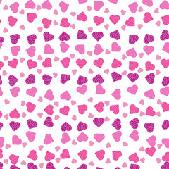 heart pattern with white background