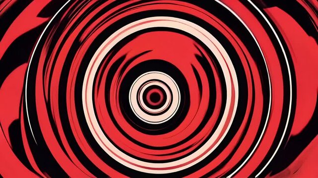 Abstract Tunnel Background Spiraling Circles