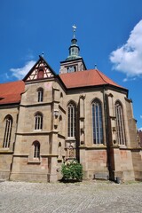 Obraz premium Königsberg in Bayern, Stadtpfarrkirche Sankt Maria 