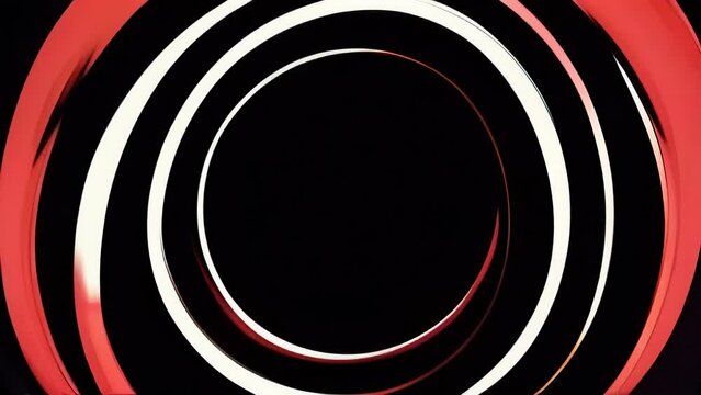 Abstract Tunnel Background Spiraling Circles