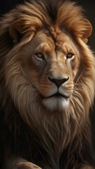 Fototapeta premium The Lion in the Jungle