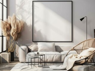 Modern Living Room with Neutral Decor
