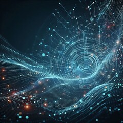 energy of fractal realms technology background