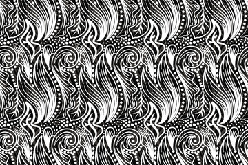 ikat Abstract Ethnic art. oriental demark seamless pattern, folk embroidery. Aztec geometric art ornament print.Design for carpet, cover.wallpaper, wrapping, fabric, clothing.