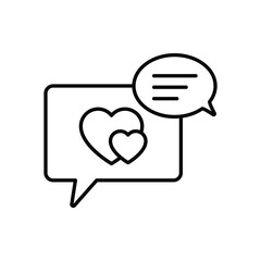 CHATTING vector icon