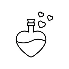 LOVE POTIONS vector icon