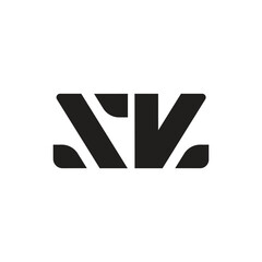 Creative unique letter SK KS initial based stylish business logo design.