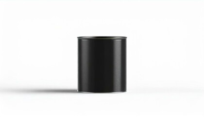 Plain can isolated on white